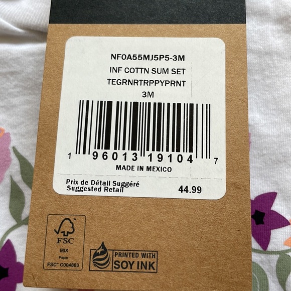 ⭐️SET OF 2⭐️ The North Face Baby Girl’s Summer Set. Size 3M. - Picture 6 of 8